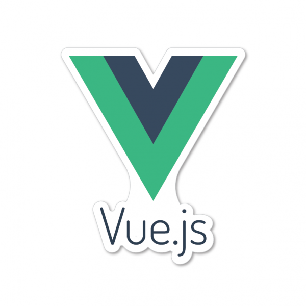 Vue.js sticker adesivo