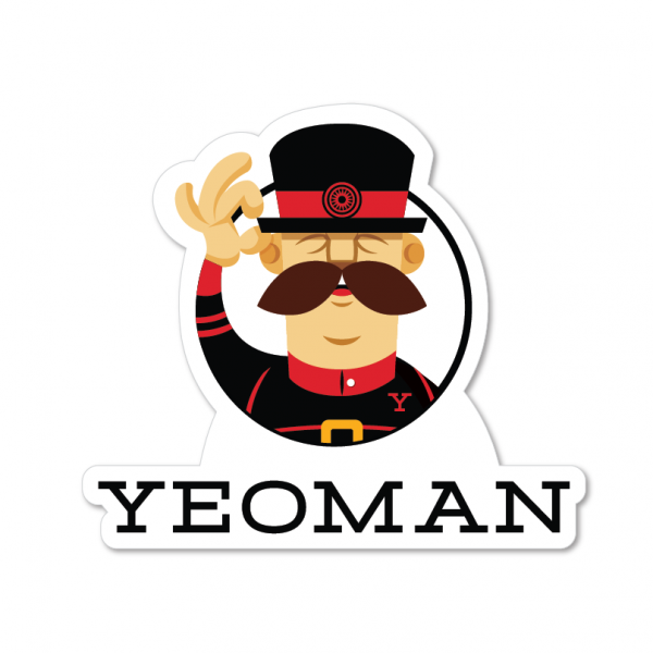 Yeoman adesivo sticker