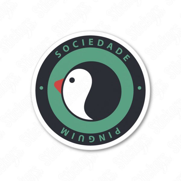 Sociedade Pinguim sticker adesivo