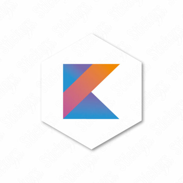 Kotlin Hexa sticker adesivo