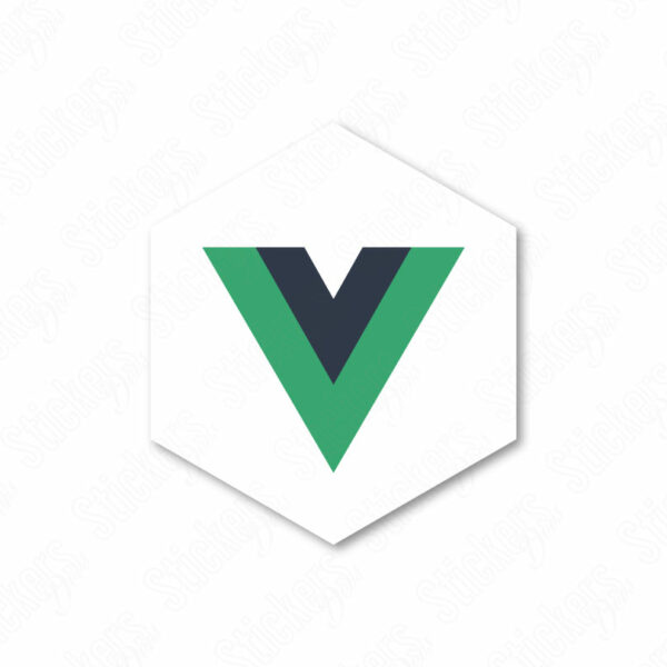 Vue.js Hexa sticker adesivo