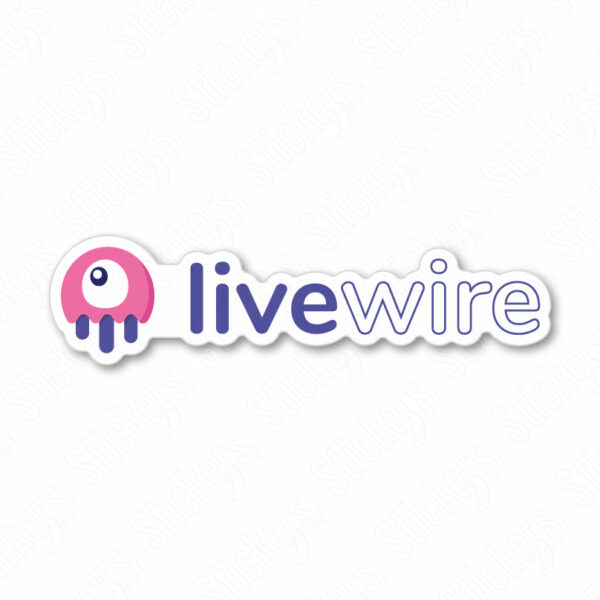 Laravel Livewire sticker adesivo