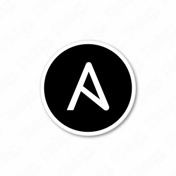Ansible (black) sticker adesivo