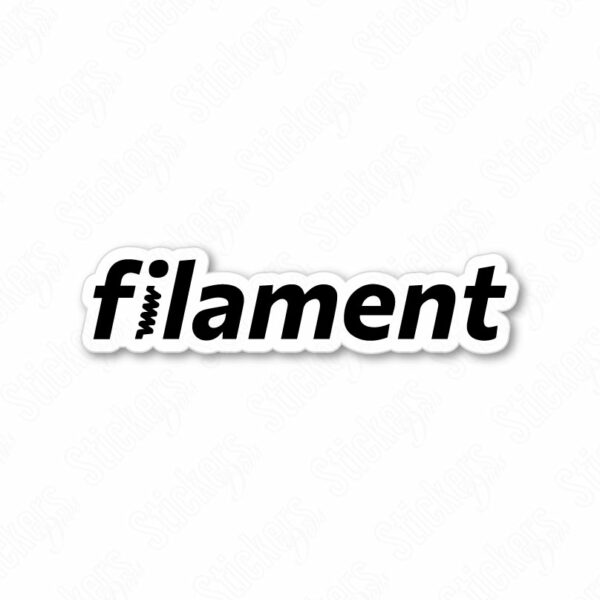 Filament PHP sticker adesivo
