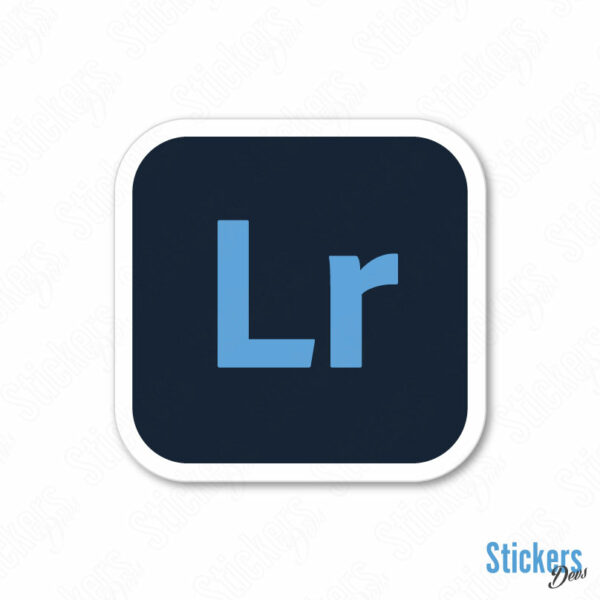 Adobe Photoshop Lightroom sticker adesivo