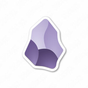 Obsidian sticker adesivo