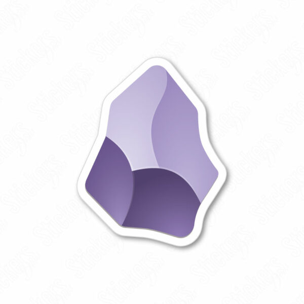 Obsidian sticker adesivo