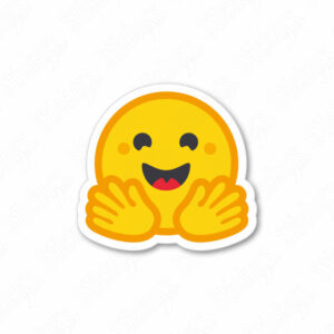 HuggingFace sticker adesivo
