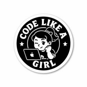 Adesivo Code Like A Girl